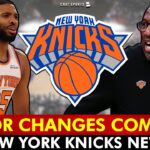 🚨Mike Brown CALLS OUT Knicks Starters! Starting 5 Change Coming? | New York Knicks News