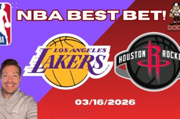 Los Angeles Lakers vs Houston Rockets NBA Picks and Predictions Today | Nolan's Best NBA Bets