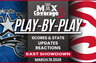 🔴LIVE - Orlando Magic vs Atlanta Hawks - Play-By-Play & Reactions (3/16/26)