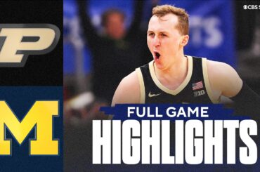 Purdue Boilermakers vs Michigan Wolverines | Big Ten Championship Full Game Highlights