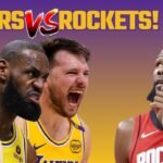 Lakers vs Rockets LIVE Play By Play & Reaction!