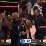 Atlanta Hawks and Orlando Magic get into it after the game after NAW shot a 3
