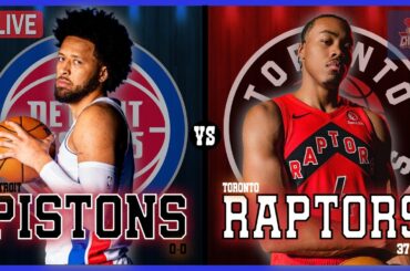 Detroit Pistons VS Toronto Raptors LIVE Commentary Scoreboard | Pre and Post Game Coverage