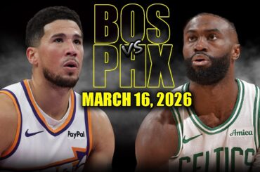 Boston Celtics vs Phoenix Suns Full Game Highlights – March 16, 2026 | NBA Season