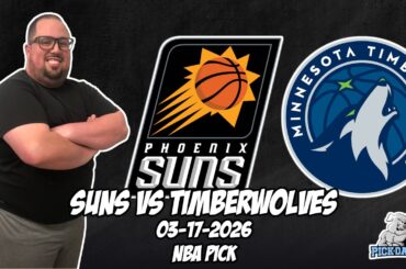 Phoenix Suns vs Minnesota Timberwolves 3/17/26 NBA Free Picks & Prediction | NBA Betting Tips