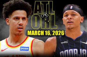 Atlanta Hawks vs Orlando Magic Full Game Highlights – March 16, 2026 | NBA Season