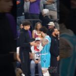 Whole lotta motion🤝🏀 #LaMeloBall #Charlotte #Hornets #Basketball #Melo #Pregame #Handshakes #GVSN