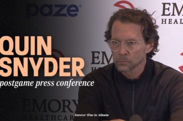 Hawks vs. Magic Postgame Press Conference: Quin Snyder