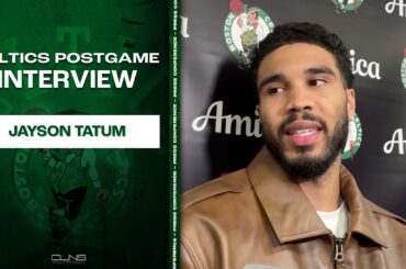 Jayson Tatum on Keys to Partnership with Jaylen Brown | Celtics vs Suns Postgame