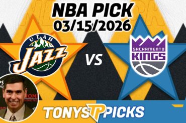 Utah Jazz vs. Sacramento Kings Pick 3/15/26 NBA Pick Prediction