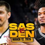 San Antonio Spurs vs Denver Nuggets Full Game Highlights | Mar 12, 2026 | FreeDawkins