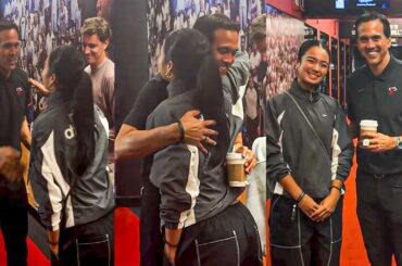 Alex Eala Surprises Miami Heat Coach Erik Spoelstra | Miami  2026