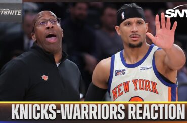 Reaction to Knicks close win over Warriors | SportsNite