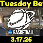 Tuesday NCAA Basketball Picks - 3/17/26 l Craig Trapp & Indian Cowboy NCAAB Picks & CBB Predictions
