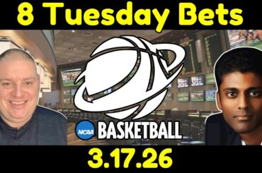 Tuesday NCAA Basketball Picks - 3/17/26 l Craig Trapp & Indian Cowboy NCAAB Picks & CBB Predictions