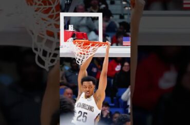 Trey Murphy III cheesin' on the rim 😁 #pelicans #nba #shorts