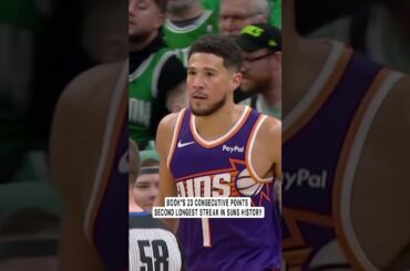 In a span from Q2 to Q3, now the 2nd longest streak of consecutive points in Suns history. #shorts