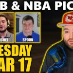 College Basketball & NBA Picks with Kyle Kirms | Tuesday March 17th
