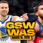 Golden State Warriors vs Washington Wizards Full Game Highlights | Mar 16, 2026 | FreeDawkins