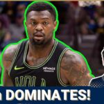 ENERGIZED: Zion Williamson and Pelicans BENCH Shift Game Momentum, Outshine Mavericks in Route