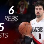 Deni Avdija 18 pts 6 rebs 5 asts vs Nets 25/26 season