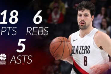 Deni Avdija 18 pts 6 rebs 5 asts vs Nets 25/26 season