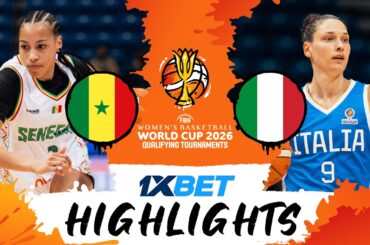 Senegal 🇸🇳 v Italy 🇮🇹 | Highlights | #FIBAWWC 2026 Qualifying Tournament