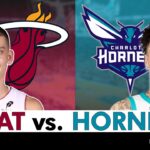 Heat vs. Hornets Live Streaming Scoreboard, Play-By-Play, Highlights | NBA League Pass Stream