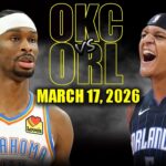 Oklahoma City Thunder vs Orlando Magic Full Game Highlights – March 17, 2026 | NBA Season