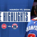 Detroit Pistons vs. Washington Wizards | GAME HIGHLIGHTS | 3.17.2026