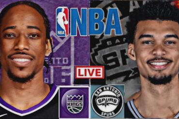 NBA LIVE: SACRAMENTO KINGS vs SAN ANTONIO SPURS (LIVESCORE)