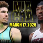 Miami Heat vs Charlotte Hornets Full Game Highlights – March 17, 2026 | NBA Season