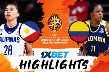 Philippines 🇵🇭 v Colombia 🇨🇴 | Highlights | #FIBAWWC 2026 Qualifying Tournament