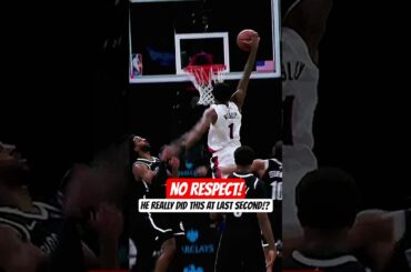 HE REALLY DID THIS AT LAST SECOND!?💀 #nba #blazers #nbahighlights