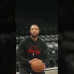 Got some work in before our game in Brooklyn tonight.