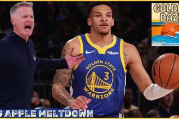 Steve Kerr Melts Down at Will Richard Instead of Brandin Podziemski in Golden State Warriors NY Loss