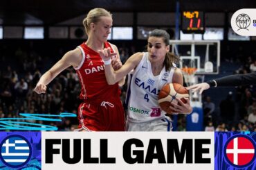First Round | Greece v Denmark | Full Basketball Game | FIBA Women's EuroBasket 2027 Qualifiers
