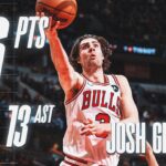 GIDDEY MONSTER TRIPLE DOUBLE LEADS BULLS TO WIN OVER GRIZZLIES! 🔥