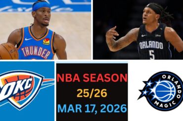 (LIVE) Oklahoma City Thunder vs Orlando Magic| SGA vs BANCHERO NBA Live Stream