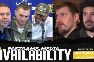 ALL Denver Nuggets Postgame Media vs. PHI  🎙️