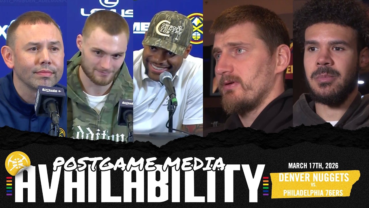 ALL Denver Nuggets Postgame Media vs. PHI  🎙️