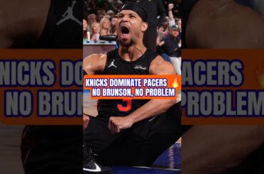 Knicks Finally Start FAST… and Blow Out Pacers 💪