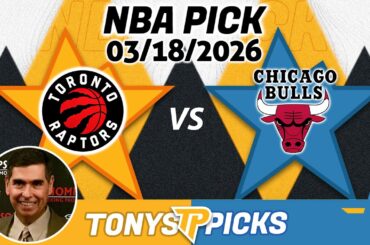 Toronto Raptors vs Chicago Bulls Pick 3/18/26 NBA Pick Prediction