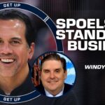 Brian Windhorst APPLAUDS Erik Spoelstra for comments on Bam Adebayo's 83-PT game 👏 | Get Up