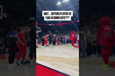SIMON SAYS… FANS VS RAPTORS PLAYERS 👀