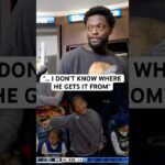 "that's dad's number 1 fan" 😎 (via @timberwolves )