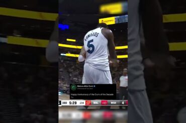 Dunk of the Decade 🤯 Throwback to Ant’s poster over Collin’s #timberwolves #nba