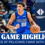 Mavericks Highlights at New Orleans Pelicans | March 16, 2026