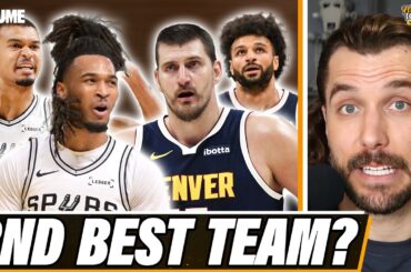 Are Wemby's Spurs or Jokic's Nuggets the 2nd best team in NBA behind OKC Thunder?