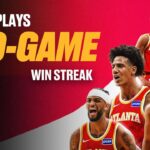 10-Game Win Streak Top Plays 🔥 #atlantahawks #winstreak